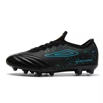 2024 Explosive Low-top Football Shoes Youth Long Nails Professional Non-slip Grass Sports Boots Football Shoes 42 синий