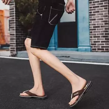 2024 Fashion Flat Male Slipper Indoor Men s Shoe Walk Around Home Slides House Designer Luxury Mascullino Summer Sale Pvc Fun 39
