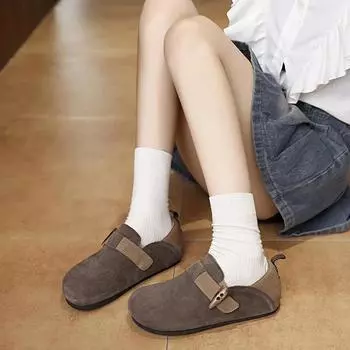 2024 Fashion Shoes for Women One Kick Women s Flats Casual Daily Flats Women Round Toe Mixed Colors Outdoor Shoes Female Zapatos 35