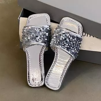 2024 Fashion Slippers Women Flip Flops Summer Platform Flats Outdoor Beach Slides Non Slip Soft Thick Sole Zapatos Mujer Slides 36