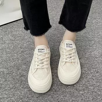 2024 Fashion Women s Shoes Baotou Women s Slippers New Lace-up Casual Slippers Women High Quality Lace Platform Slippers Zapatos 35 чёрный