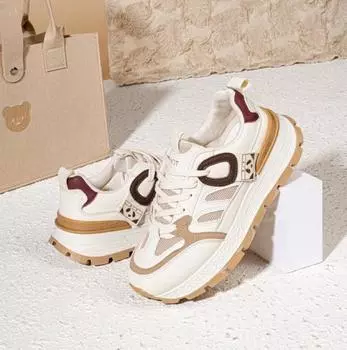 2024 Forrest Gump обувь женская обувь для скейтбординга весна новая универсальная толстая подошва увеличивающая рост повседневная спортивная обувь для бега папы 36 синий