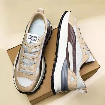 2024 four-season men s thick-soled high-quality dad shoes Douyin live broadcast casual sports shoes mesh breathable men s shoes 39