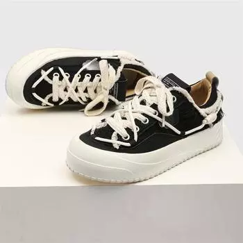 2024 Четырехсезонные новые низкие повседневные дышащие полые кроссовки для скейтбординга Мужская парусиновая обувь для скейтбординга Модная вулканизированная обувь 35