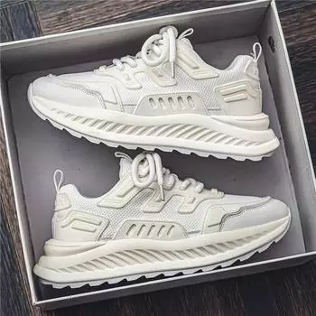2024 Four Seasons National Tide Style Men s Niche Thick-soled Mesh Daddy Hong Kong Style Walk Show Outdoor Breathable Sneakers Men s Shoes 39