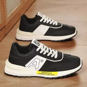 2024 Four Seasons Popular Men s Casual Running Shoes Ice Silk Cloth Texun Student Shoes Daddy Shoes Loafer Sneakers 39 хаки