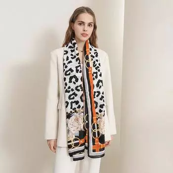 2024 Four Seasons Универсальный тонкий хлопок и пенька солнцезащитный шелковый шарф шаль двойного назначения внешний кондиционер защита шеи в помещении 180*85