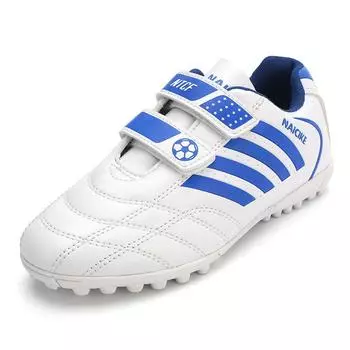 2024 футбольные бутсы мужские tf сломанные ногти детские начальные школьники тренировочные кроссовки искусственная трава мальчики липучки игра девочки 35