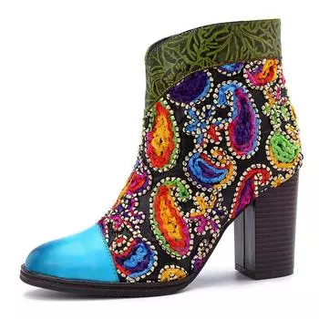 2024 г. Удобные женские туфли, отполированные вручную 37 красный