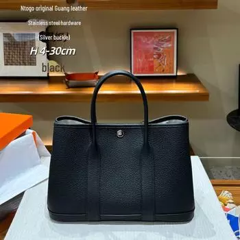 2024 Garden Party Negonda кожаная большая вместительная сумка для поездок на работу для женщин 30 cm