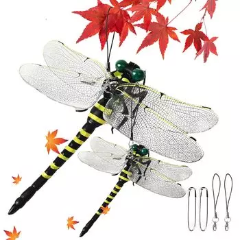 2024 Genuine Insect Repellent Real Dragonfly the same size as the real Insect Repellent Dragonfly PVC Material Insect Repellent Animal Fishing