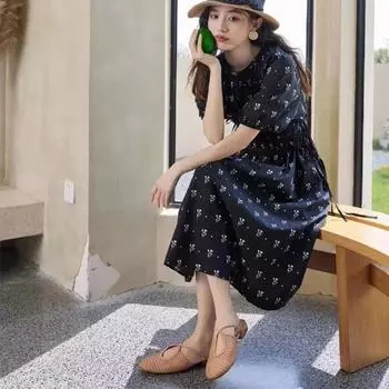 2024 Натуральная кожа Ретро Римские сандалии Женские сандалии из овчины с закрытым носком Туфли Мэри Джейн Sandalias De Mujer 2024 Женская обувь 35 коричневый