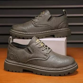 2024 Genuine Leather Shoes Men Loafers Soft Cow Leather Casual Shoes New Male Footwear Black Sneakers Zapatos Casuales Hombres 39 бежевый
