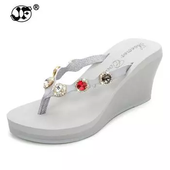 2024 Genuine Leather Women Slippers Red 8 CM High Heels Wedge Summer Shoe Set Foot Retro Handmade Women Leather Slipper 2024 4 чёрный