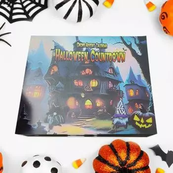 2024 Gnome Хэллоуин Адвент Календарь 31 День Календарь Скрытый Коробка Мини