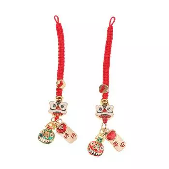 2024 год Дракона брелок Золотоедный зверь Бог богатства кулон брелок для ключей рюкзак подвески автомобильная сумка декор подарок на год as the picture