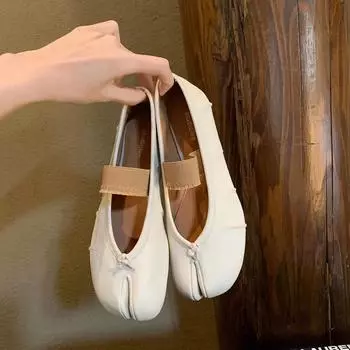 2024 Горячая новая модная обувь для мам с неглубокой линией горла и тонким мягким носком, женские кроссовки 35