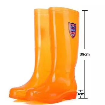 2024 Горячая Распродажа Индивидуальные резиновые сапоги до колена Женские защитные рабочие сапоги 40 чёрный