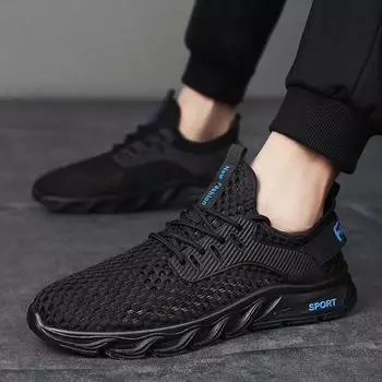 2024 Горячая Распродажа Спортивная обувь Мужская обувь для бега Уличная летняя обувь Кроссовки Мужская обувь для ходьбы Дышащая мужская обувь Zapatillas Hombre 39 бежевый