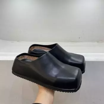 2024 Горячая Распродажа Женская Обувь Базовые Женские Тапочки Летние Пляжные Тапочки Женские Тапочки С Закрытым Носком На Одной Платформе Chaussure Femme 35