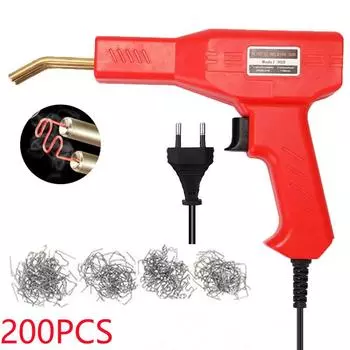 2024 Горячий степлер Пластиковый сварочный аппарат Комплект для ремонта бампера Паяльник для ремонта пластика Автомобильный бампер Ремонт сварочный пистолет 220V EU Plug