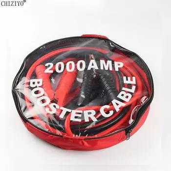 2024 Heavy Duty 2000A 4m/1000A 2.5m Автомобильные аккумуляторные провода для запуска, кабели для запуска, медный провод для подключения, аксессуары для автомобильных аккумуляторов
