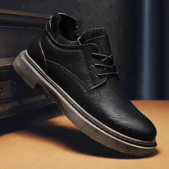 2024 High Quality Men Casual Shoes Sock Oxford Boots Comfort Sneakers Breathable Thick Bottom Stylish Flats Low Top Formal Shoes 39