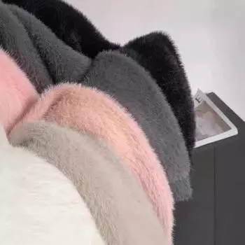 2024 кардиган длиной до колена куртка пальто женская осень и зима легкий ветер свободный ленивый утолщенный вязаный свитер S recommends 70-45kg