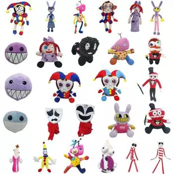 2024 Кибер цирк плюшевые игрушки удивительный цифровой цирк хлопковая плюшевая игрушка подарок для детей