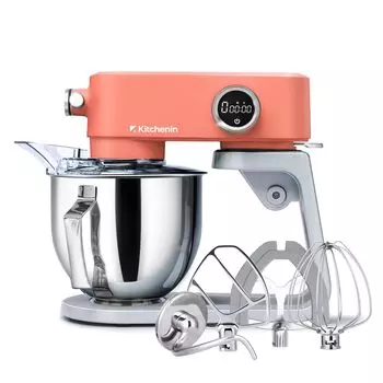 2024 Kitchenin Насадка для миксера из нержавеющей стали, набор из 4 предметов, совместимая с многофункциональными насадками с функцией таймера, мощная, тихая скорость