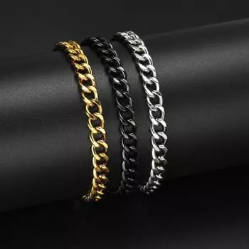 2024 классический невыцветающий браслет из титановой стали для мужчин и женщин, модная цепочка NK в стиле панк, мужские браслеты, ювелирные аксессуары