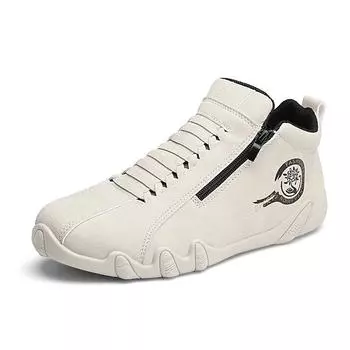 2024 Кожаные Водонепроницаемые Низкие Повседневные Туфли Доска Обувь Мужская Обувь В Гонконгском Стиле 39