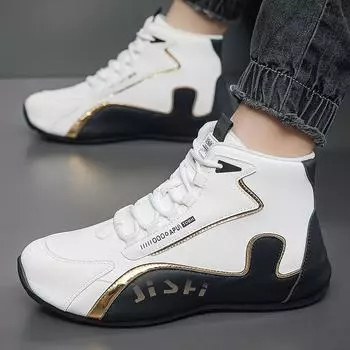 2024 Кроссовки мужские повседневные мужские весна осень новые теннисные туфли класса люкс кроссовки для тренировок гоночные дышащие туфли модные лоферы кроссовки 39 белый