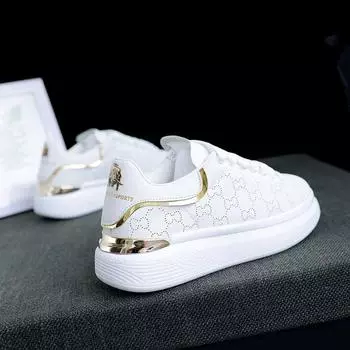 2024 кроссовки женская обувь высококачественные белые туфли женские повседневные туфли на толстой подошве для пар на платформе мужские 36-44 корзина женские 36