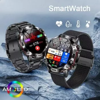 2024 кровяное давление фитнес-трекер Смарт-часы мужские ЭКГ PPG температура тела IP68 водонепроницаемые часы мужские умные часы с Bluetooth-звонком