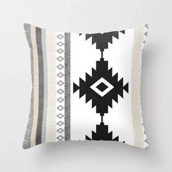 2024 Квадратная наволочка для подушки, креативный яркий цветной геометрический абстрактный узор, супермягкая наволочка для подушки для дома и автомобиля 45x45 см 45X45CM