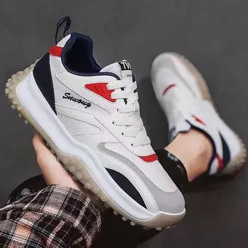 2024 KYLIN мужские нескользящие кроссовки для бега теннисная обувь необработанная резиновая подошва дышащие модные кроссовки с сеткой 39