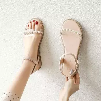 2024 Ladies Sandals Shoes Women L Luxury High Quality Sandals Ankle Mid Heel Block Party Open Toe Square Shoes Zapatos De Mujer 34