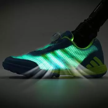 2024 легкие дышащие уличные нескользящие футбольные бутсы детские тренировочные футбольные бутсы с низким верхом 33 синий