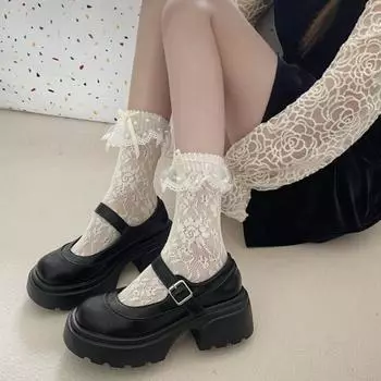 2024 Летние дышащие повседневные мокасины для женщин на платформе из кожи, удобные мокасины на танкетке, женские вулканизированные кроссовки, роскошная обувь 35 чёрный