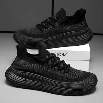 2024 летние мужские кроссовки высокого качества на толстой подошве мужские повседневные кроссовки сетчатые дышащие базовые удобные кроссовки для бега мужские 42