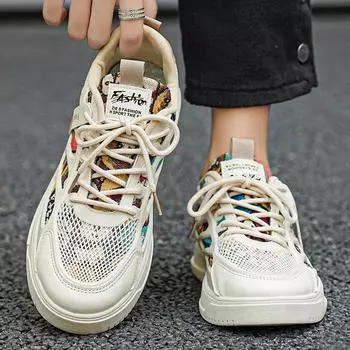 2024 Летние мужские туфли на плоской подошве, удобные и дышащие, модные, на шнуровке, модные туфли для скейтбординга, новые мужские кроссовки 39