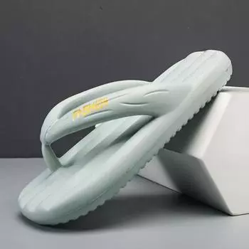 2024 летние новые большие размеры пара шлепанцев на платформе трендовая мода повседневная одежда утягивающая стопа мужская обувь 36-37 чёрный