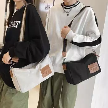 2024 летние сумки через плечо для женщин и мужчин, винтажная сумка, большая сумка-мессенджер, женская большая сумка через плечо бежевый