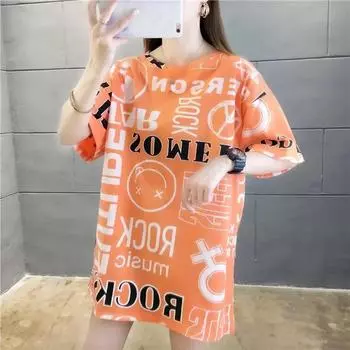 2024 летние женские футболки большого размера с коротким рукавом в стиле Харадзюку, футболка большого размера с забавным буквенным рисунком, женские повседневные топы y2k, уличная одежда M зелёный