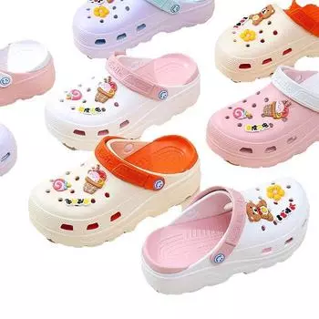 Летние женские пляжные сандалии, легкие полые тапочки, летняя уличная мягкая быстросохнущая нескользящая садовая женская обувь на плоской подошве 35