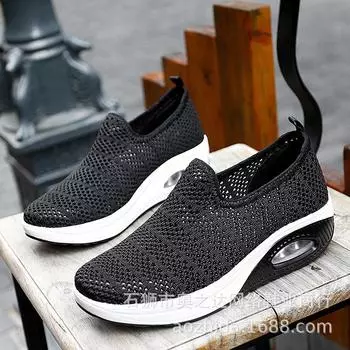 2024 летние женские туфли с полой стопой на одной педали, повседневная обувь, одинарные туфли на воздушной подушке, сетчатая спортивная обувь, обувь больших размеров 35 фиолетовый