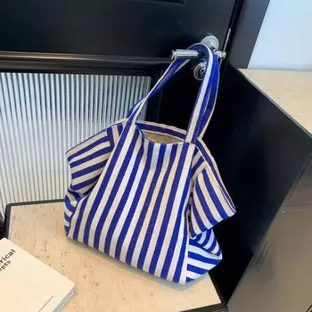 2024 летняя маленькая свежая повседневная сумка на плечо большой емкости новая модная простая корейская версия ретро литературная сумка чёрный