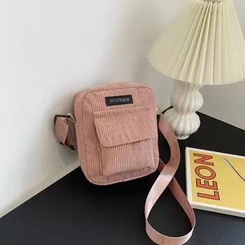 2024 летняя модная сумка через плечо для отдыха на открытом воздухе, спортивная женская бархатная сумка-мессенджер, кампус, холст, маленькая сумка