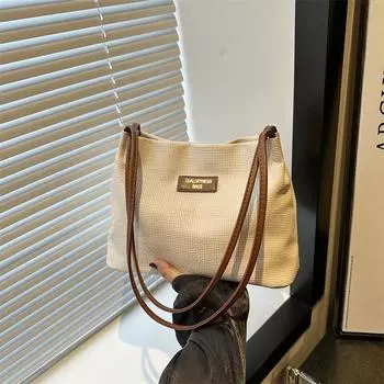 2024 летняя новая модная повседневная сумка через плечо популярная зарубежная модная сумка для поездок на работу простая модная сумка Without pendant